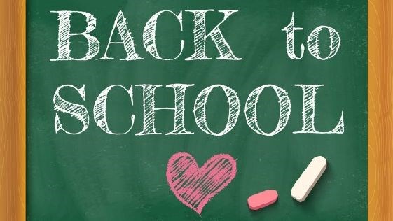 Back to School Chalkboard graphic